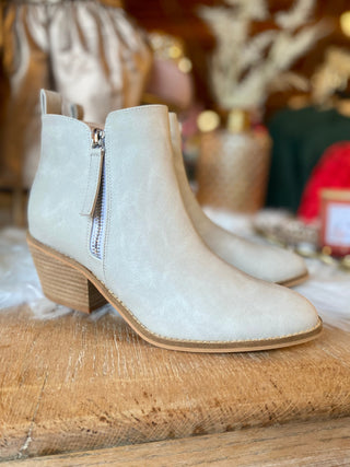 Spooktacular Ivory Bootie