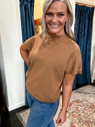 Coco short sleeve sweater