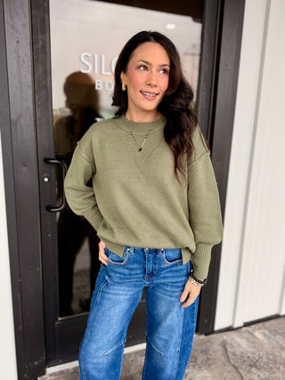 Ina Sweater in Olive