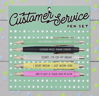 Customer service pen set