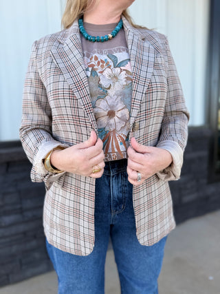 The Harvest Plaid Blazer