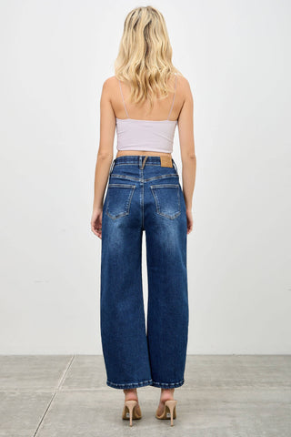 The Harper Tummy Control Barrel Jeans