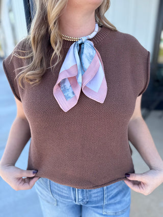 Espresso Relaxed Sweater Vest