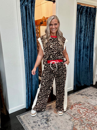 Be Bold Boxy Leopard Top