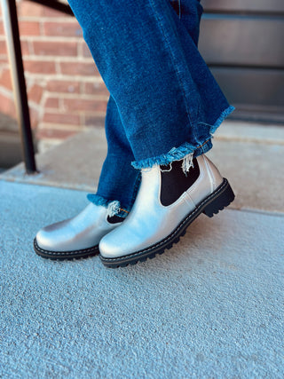To Be Honest Silver boots