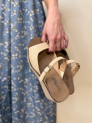Raffia Treat Yourself Sandal