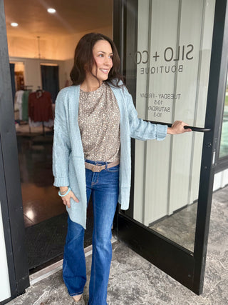 Elsa Ice Blue Cardigan