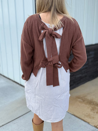 Easy Coffee Date Sweater Dress