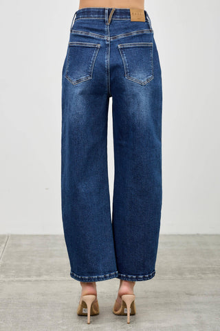 The Harper Tummy Control Barrel Jeans