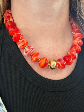 Coral Canyon Beaded Necklace