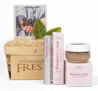 Blackberry lip Gift basket by Farm House Fresh