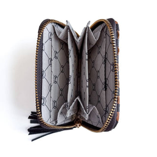 Wynona Woven Wallet Black