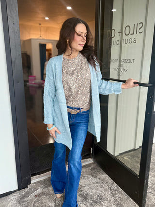 Elsa Ice Blue Cardigan