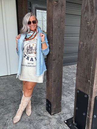 Western Tshirt Dress