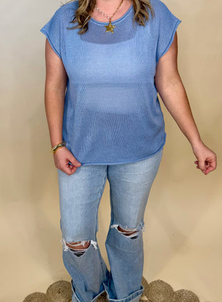 Cloud lightweight knit sweater vest