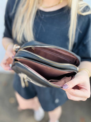 Checkmate Crossbody: Black
