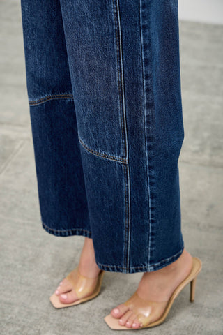 The Harper Tummy Control Barrel Jeans