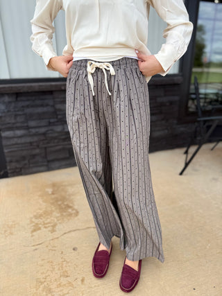 Everyday Polka Dot Pinstripe pants