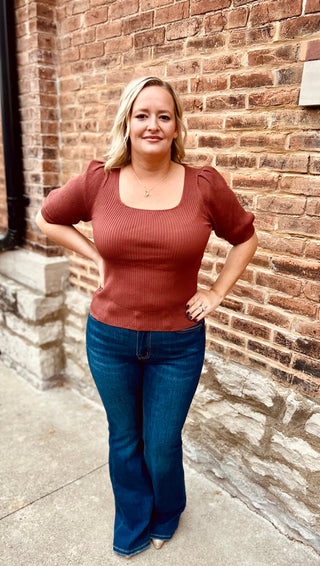 Sienna Ribbed knit sweater