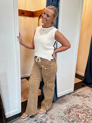 Cocoa Straight Leg Cargo Pant