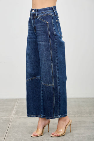The Harper Tummy Control Barrel Jeans