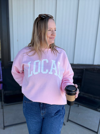 Local Pink Sweatshirt