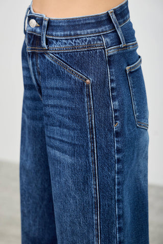 The Harper Tummy Control Barrel Jeans
