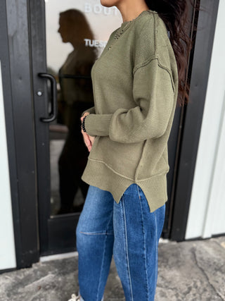 Ina Sweater in Olive