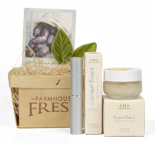 Beach Lip Gift Basket by Farm House Fresh
