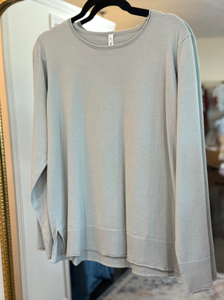 Mint Boat Neck Sweater