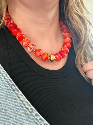 Coral Canyon Beaded Necklace