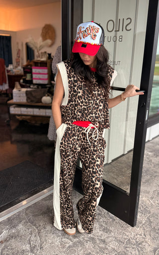 Be Bold Boxy Leopard Top