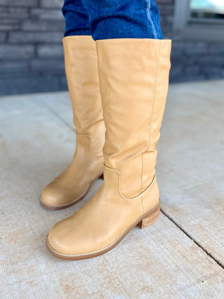 The Staple Camel Boots