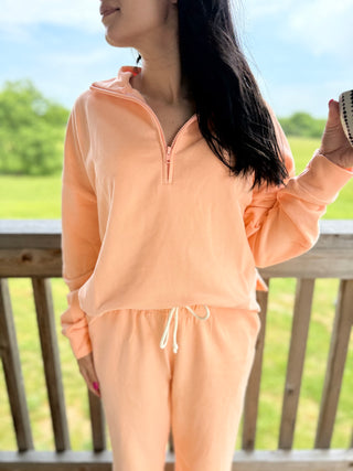 Melon knit pullover